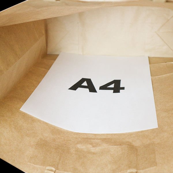 画像2: 手提げ紙袋(大) 幅320x高さ400+マチ115mm (2)