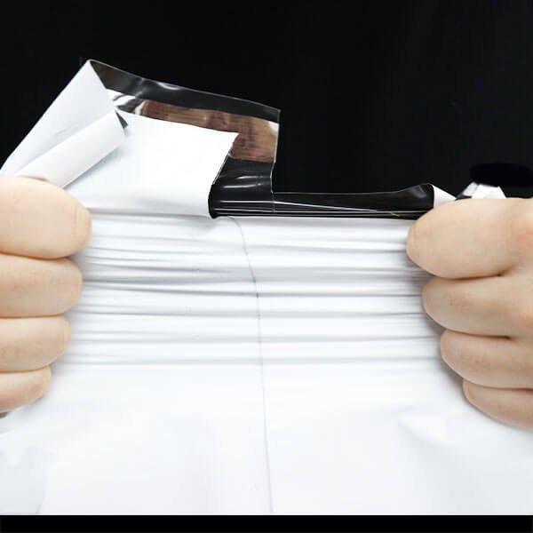 画像6: 宅配ビニール袋 A3サイズ 白 340x450+50mm #40 (6)