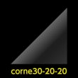 画像1: アイシングクッキー用コルネ (OPP三角シート) 200x200 標準#30 (1)