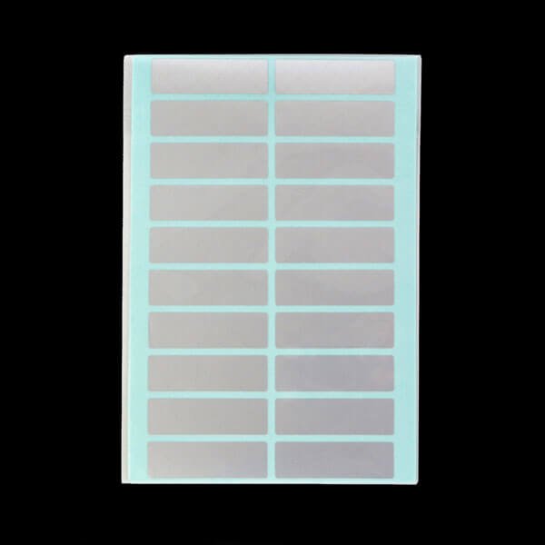 画像5: 英文セキュリティシール VOID ツヤ消しシルバー (5)