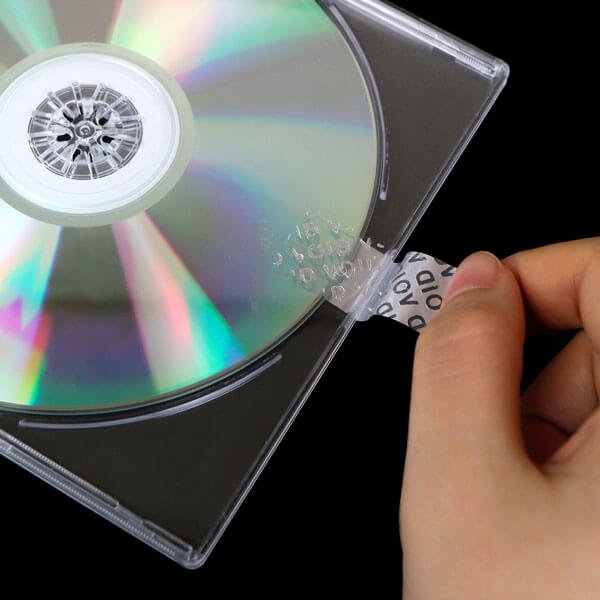 画像3: 英文セキュリティシール VOID ツヤ消しシルバー (3)