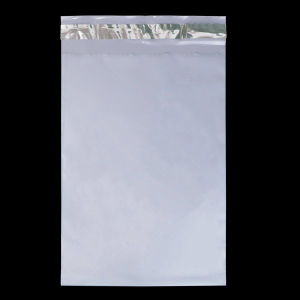 画像2: 宅配ビニール袋 ネコポスサイズ グレー 220ｘ310+50mm #60 (2)