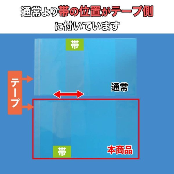 画像3: 透明ブックカバー A5 分厚い本専用 同人誌＆青年コミック＆実用書用 厚口#40 (3)
