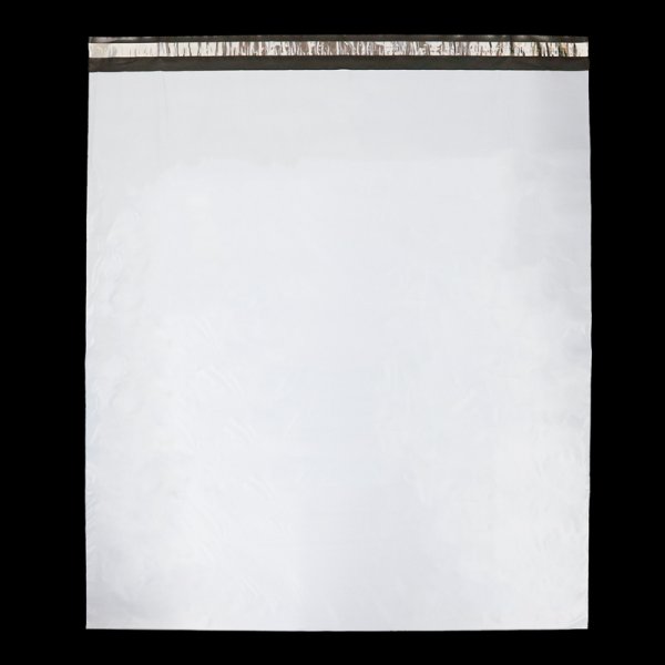 画像2: 宅配ビニール袋 70-80サイズ 白(ホワイト) 700ｘ800+50mm #60 (2)