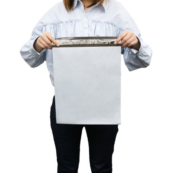 画像4: 宅配ビニール袋 30-36サイズ 白(ホワイト) 300ｘ360+40mm #60 (4)