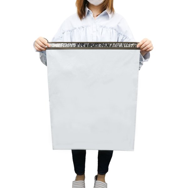 画像4: 宅配ビニール袋 50-60サイズ 白(ホワイト) 500ｘ600+40mm #60 (4)