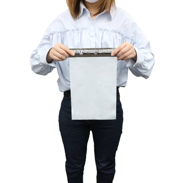 画像4: 宅配ビニール袋 20-28サイズ 白(ホワイト) 200ｘ280+40mm #60 (4)