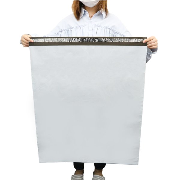 画像4: 宅配ビニール袋 70-80サイズ 白(ホワイト) 700ｘ800+50mm #60 (4)