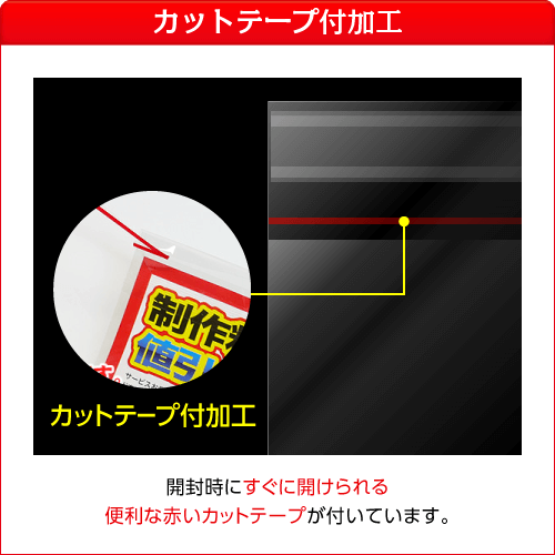 カットテープ付加工